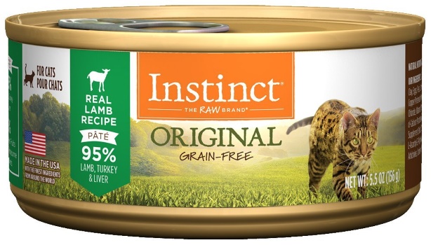 Instinct Original Grain Free Real Lamb Recipe Natural