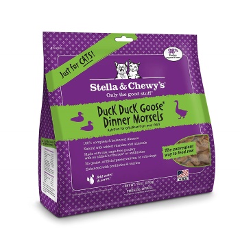 Stella & Chewy's Duck Duck Goose Dinner Grain-Free Freeze-Dried Cat Food