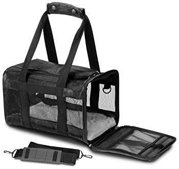 Sherpa Original Deluxe Pet Carrier, Small, Black
