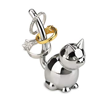 Umbra Zoola Cat Ring Holder, Chrome