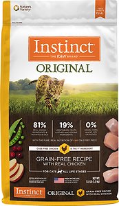 Instinct by Nature's Variety Original Grain-Free Recipe with Real Chicken Dry Cat Food
