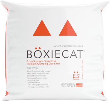 Boxiecat Extra Strength Scent Free Premium Clumping Clay Cat Litter