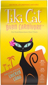 Tiki Cat Born Carnivore Chicken Luau bezziarnista sucha karma dla kotów