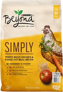 Purina Beyond Simply White Meat Chicken & Whole Oat Meal Recipe Dry Cat Food