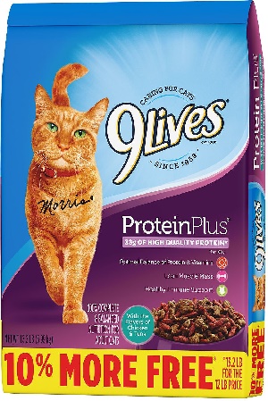 9Lives Protein Plus with Chicken & Tuna Flavors Dry Cat Food