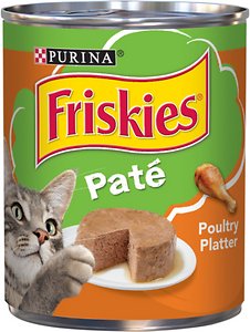 Friskies Classic Paté Poultry Platter Canned Cat Food Review
