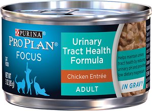 Purina Pro Plan Focus Adult Urinary Tract Health Formula Chicken Entree in Gravy Canned Cat Food