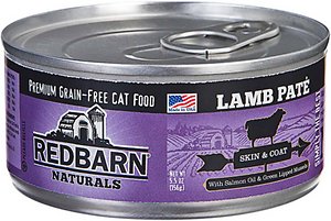 Redbarn Naturals Lamb Pate Skin & Coat Grain-Free Canned Cat Food