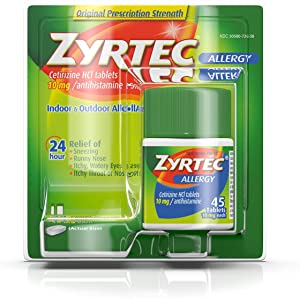 Zyrtec 24 Hour Allergy Relief Tablets