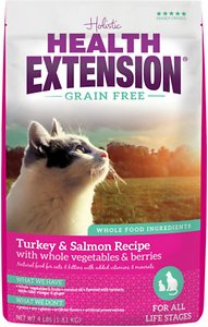 Health Extension Grain-Free Turkey & Salmon Recipe Dry Cat Food