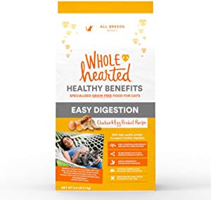 WholeHearted Healthy Digestion Chicken and Egg Product Recipe Dry Cat Food
