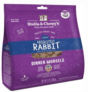 Stella Chewys Absolutely Rabbit Freeze Dried Cat Food 1, The Cat 24