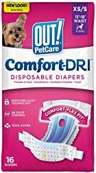 OUT! Pet Care Disposable Pet Diapers