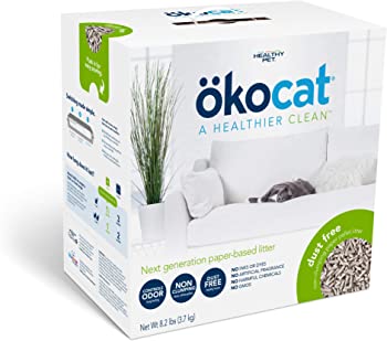 Natural Paper Dust Free Non Clumping Litter, The Cat 24