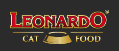 Leonardo Cat Food logo