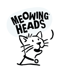 Meowing Heads Cat Food logo