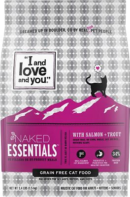 I And Love And You Naked Essentials Salmon And Trout Recipe Grain Free Dry Cat Food Compressed, The Cat 24