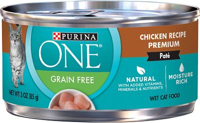 Purina ONE Chicken Recipe Pate Natural Compressed, The Cat 24