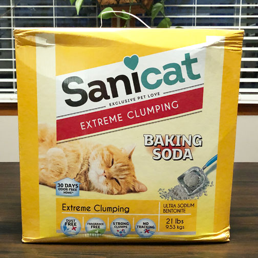 The other variety of Sanicat Extreme Cat Litter is the unscented formula.
