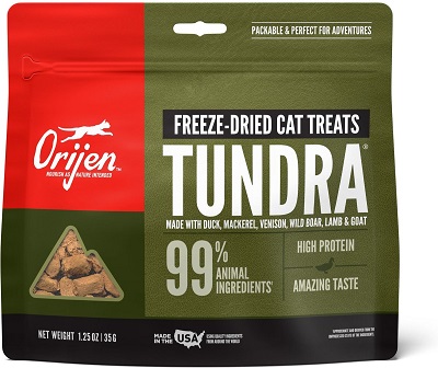 Orijen Tundra Freeze Dried Cat Treats, The Cat 24