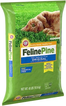 Feline Pine Original Non Clumping Wood Cat Litter, The Cat 24