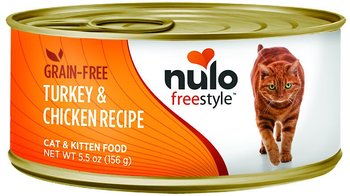 Nulo Freestyle Turkey Chicken Recipe Grain Free Canned Cat Kitten Food, The Cat 24